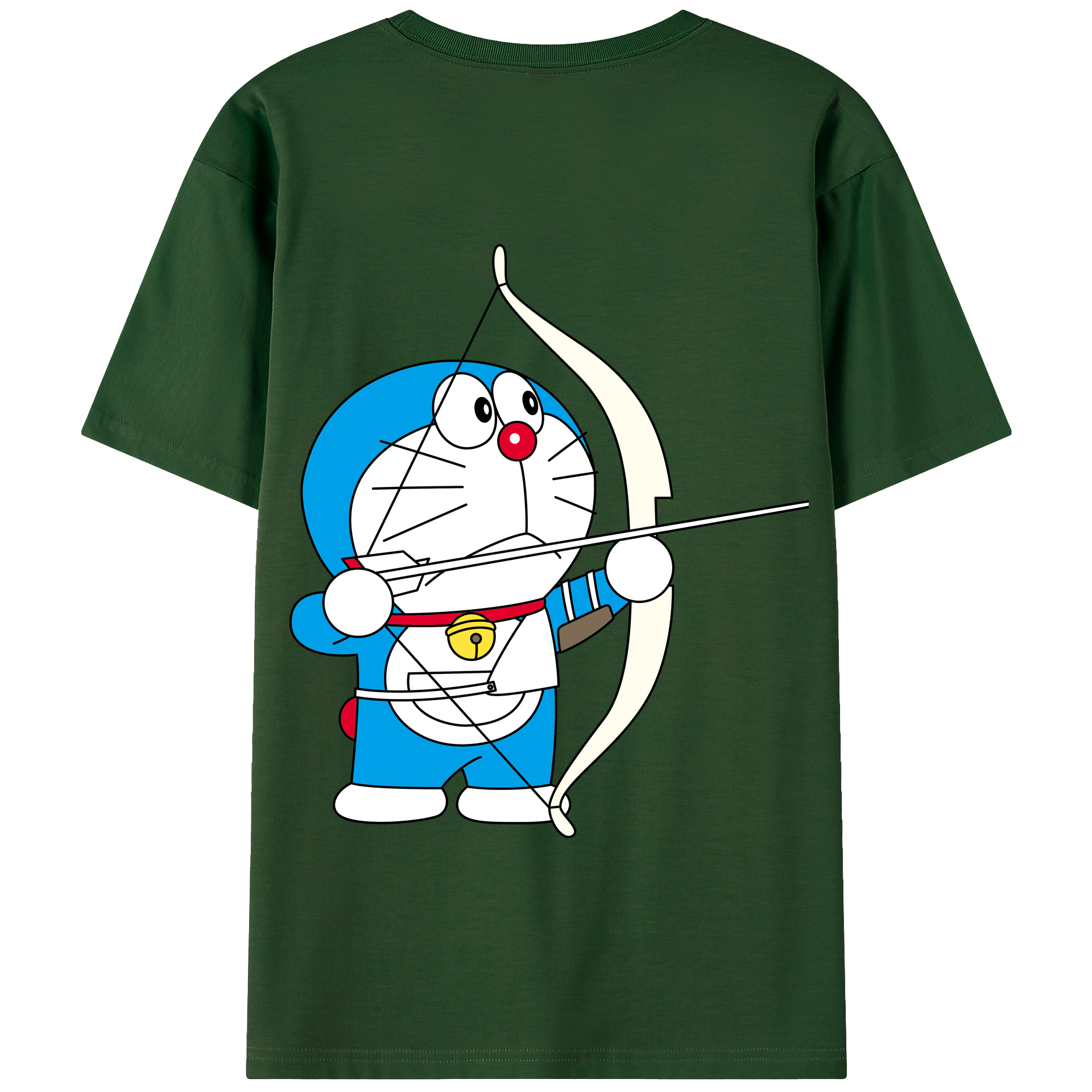 （画像用） ドラえもん Doraemon 綿100％半袖Tシャツ（背面プリント）